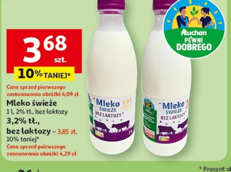 Безлактозне молоко Pewni Dobrego