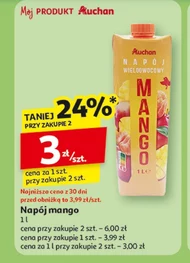 Napój owocowy Auchan