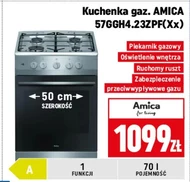 Kuchnia gazowa Amica