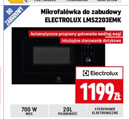 Mikrofalówka Electrolux