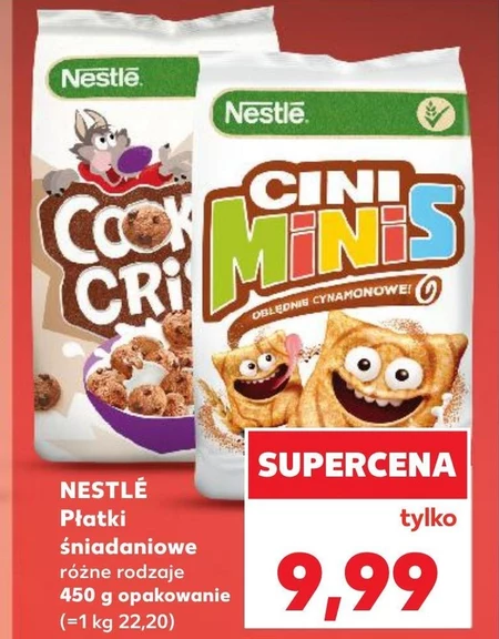 Płatki śniadaniowe Nestle
