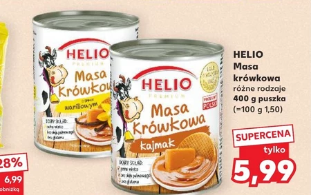 Masa krówkowa Helios