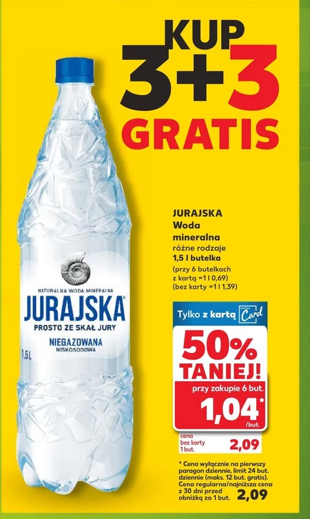 Woda mineralna Jurajska