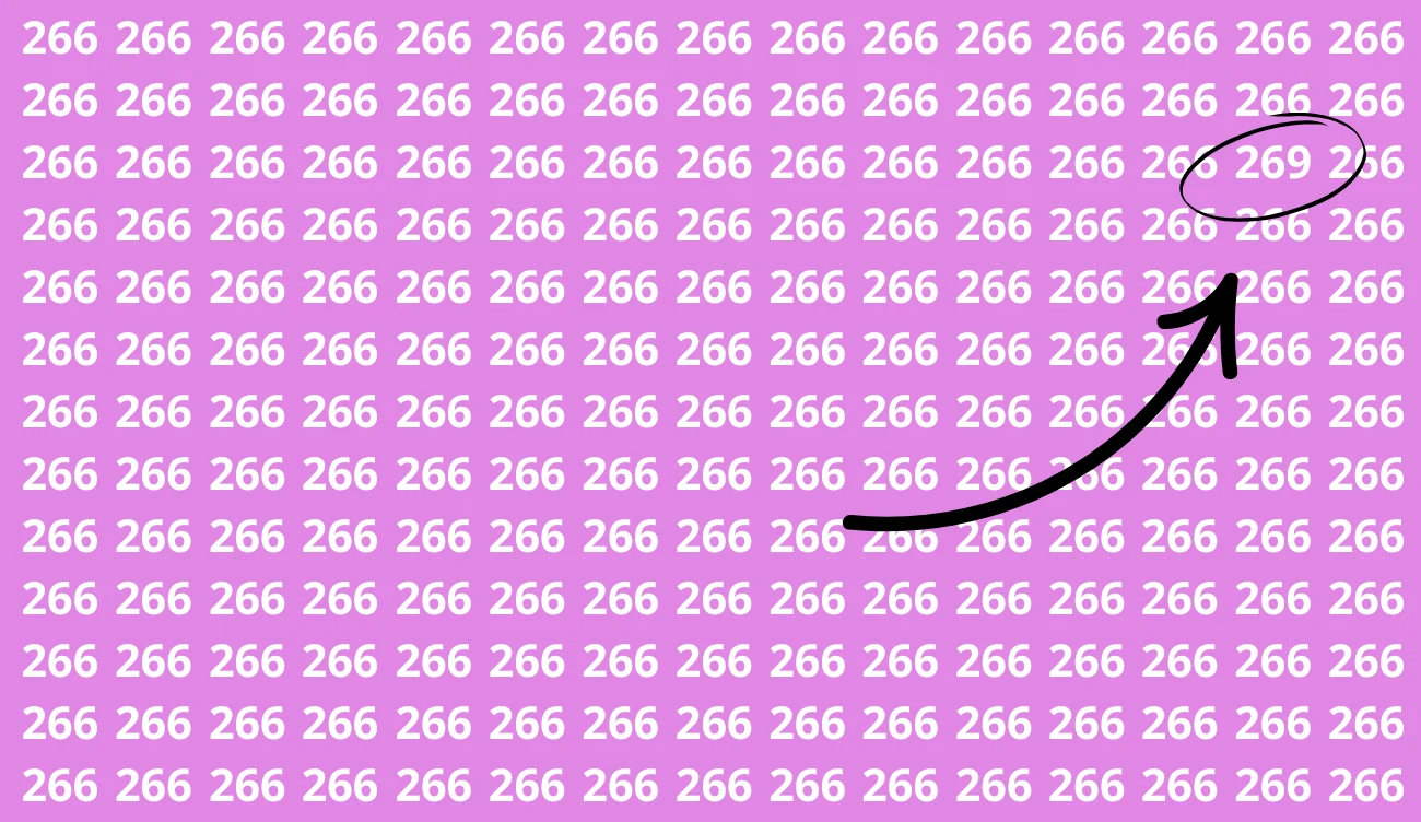 Właśnie tutaj ukryło się 269. Zauważyłeś od razu? 