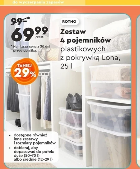 Zestaw pojemników Rotho