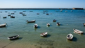 Są dni, kiedy z La Caleta, słynnej plaży Kadyksu, usuwanych jest ponad 70 ton alg