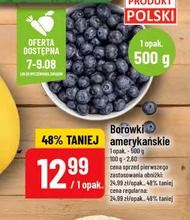 Borówki amerykańskie Polski