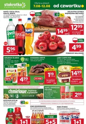 Gazetka promocyjna Stokrotka Supermarket, ważna od 07.08.2025 do 12.08.2025.