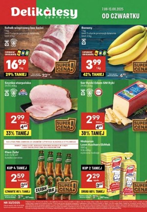 Gazetka promocyjna Delikatesy Centrum, ważna od 07.08.2025 do 13.08.2025.