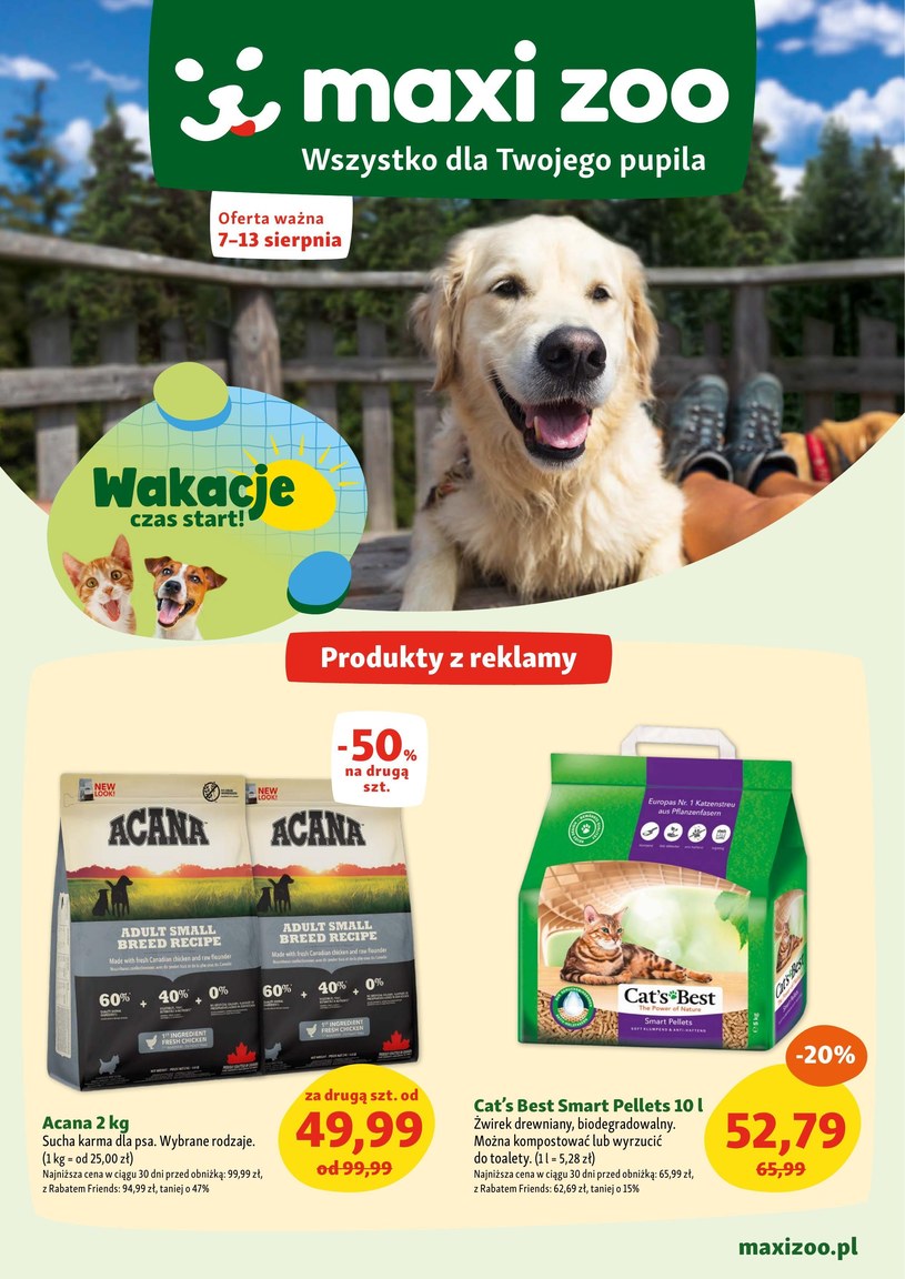 Gazetka promocyjna Maxi Zoo - wygasła 1 dni temu