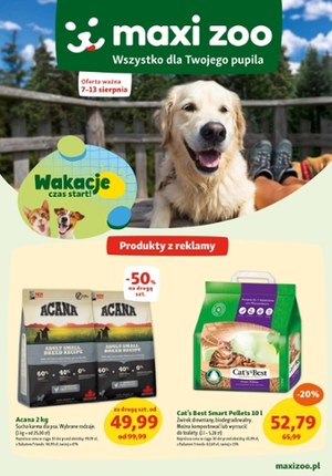 Gazetka promocyjna Maxi Zoo, ważna od 07.08.2025 do 13.08.2025.