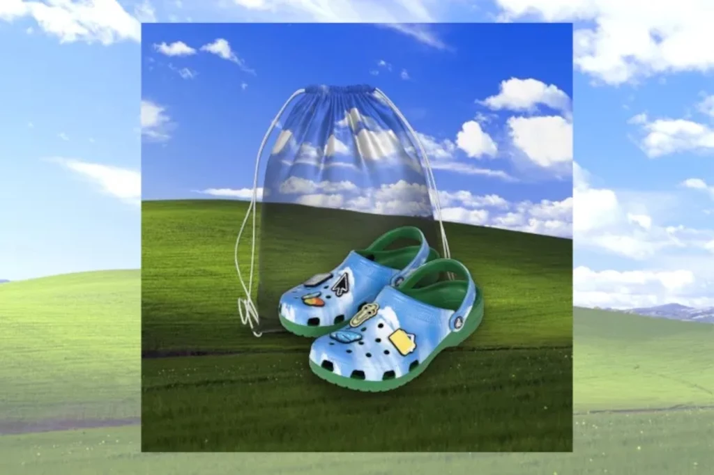 Microsoft stworzył crocsy z motywem Windows XP. To nie żart. Microsoft stworzył crocsy z motywem Windows XP. To nie żart.