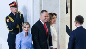 Marta Nawrocka zachwyciła stylizacją podczas zaprzysiężenia. Tak wyglądała