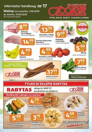 Gazetka promocyjna PSS Społem Częstochowa, ważna od 07.08.2025 do 19.08.2025.