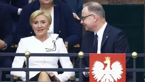 Agata Duda na zaprzysiężeniu Karola Nawrockiego. Zachwyciła stylizacją 