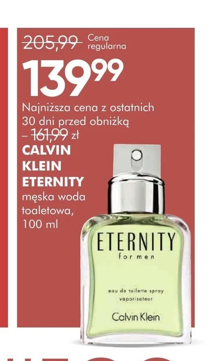 Woda toaletowa Calvin Klein