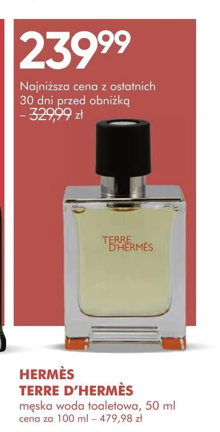 Woda toaletowa Terre D'Hermes