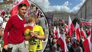 "Drugi raz się urodziłem". Relacja z marszu dla Karola Nawrockiego