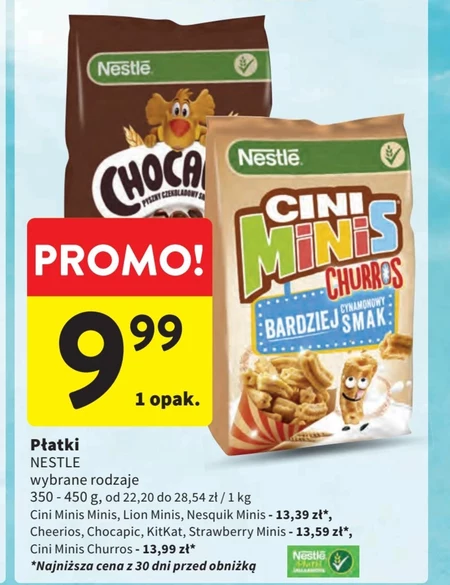 Płatki śniadaniowe Nestle