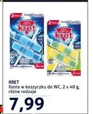 Kostka do wc Kret
