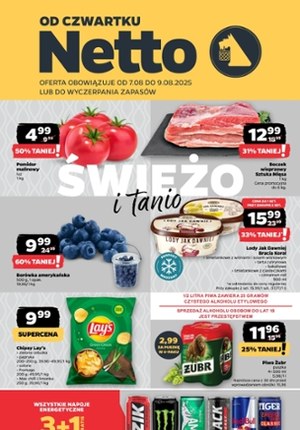 Gazetka promocyjna Netto, ważna od 07.08.2025 do 09.08.2025.