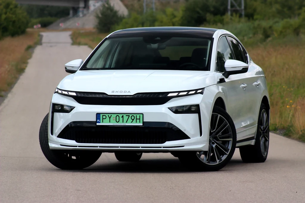 Skoda Enyaq Coupe po liftingu najbardziej zmieniła się z przodu Skoda Enyaq Coupe po liftingu najbardziej zmieniła się z przodu