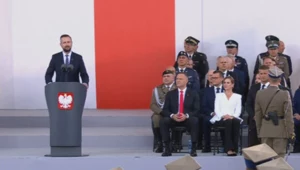 Kosiniak-Kamysz zwrócił się do Nawrockiego. Żywiołowa reakcja tłumu