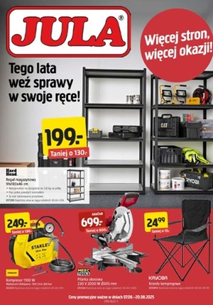 Gazetka promocyjna Jula, ważna od 07.08.2025 do 20.08.2025.