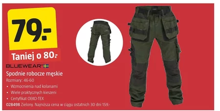 Spodnie robocze męskie Bluewear