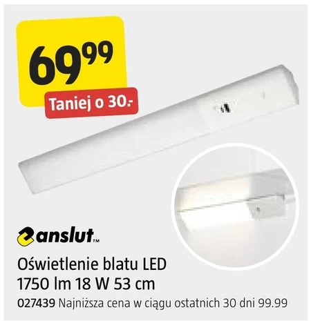 Oświetlenie blatu Anslut