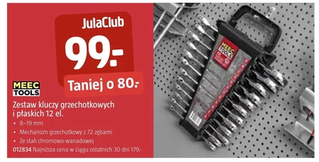 Zestaw kluczy Meec Tools