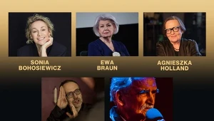 Grafika promująca sekcję Mistrzowska Piątka na 50. FPFF w Gdyni