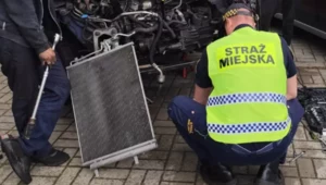 Naprawiali samochód na parkingu. Chcieli zaoszczędzić, a dostali mandat