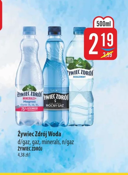Woda mineralna Żywiec zdrój