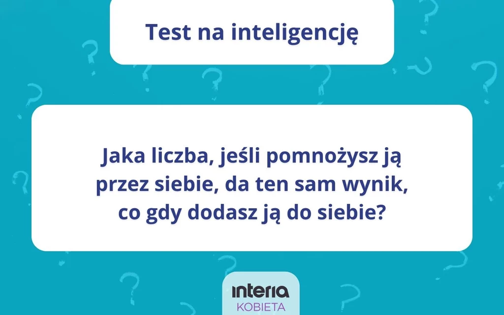Dzieci rozwiązują go w minutę. A ty?