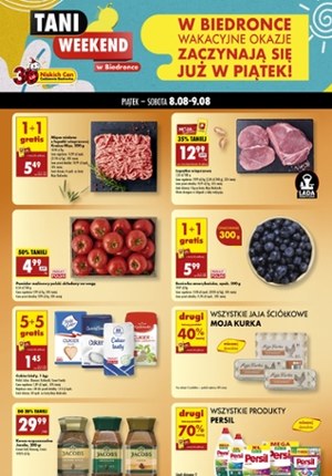 Gazetka promocyjna Biedronka, ważna od 08.08.2025 do 09.08.2025.