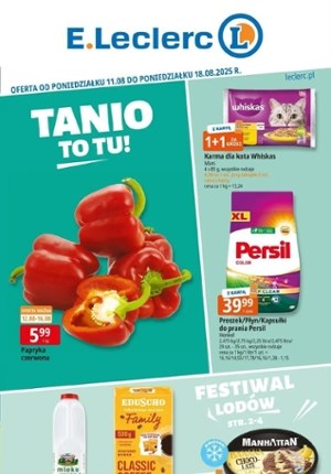 Gazetka promocyjna E.Leclerc, ważna od 11.08.2025 do 18.08.2025.