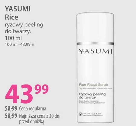 Скраб для обличчя Yasumi