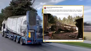 Legendarny Bałtyk uratowany. Trafił do muzeum motoryzacji w Oławie