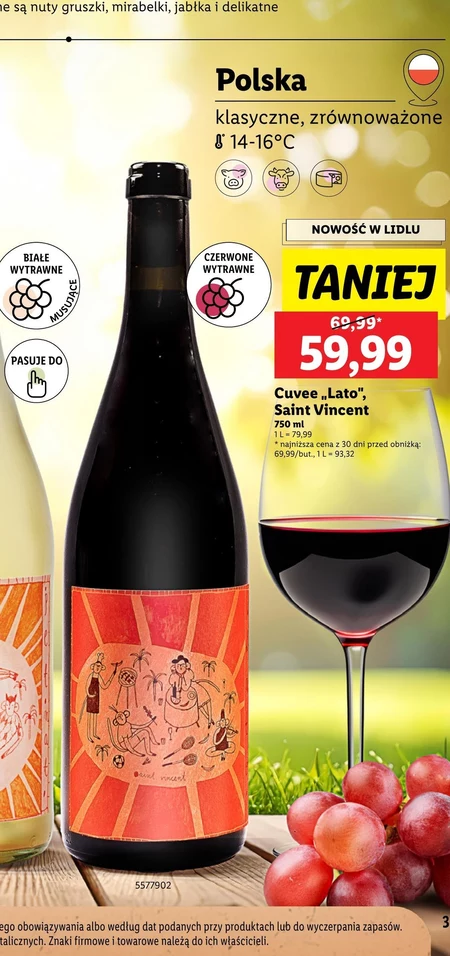 Wino Saint Vincent