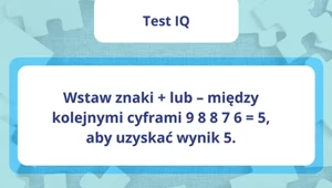 Zaskakujący test na inteligencję. Tylko 20% osób przechodzi go bezbłędnie!