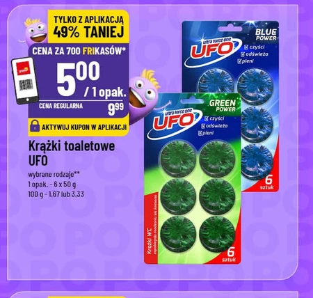 Krążki toaletowe UFO