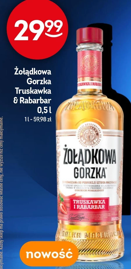 Wódka smakowa Żołądkowa Gorzka