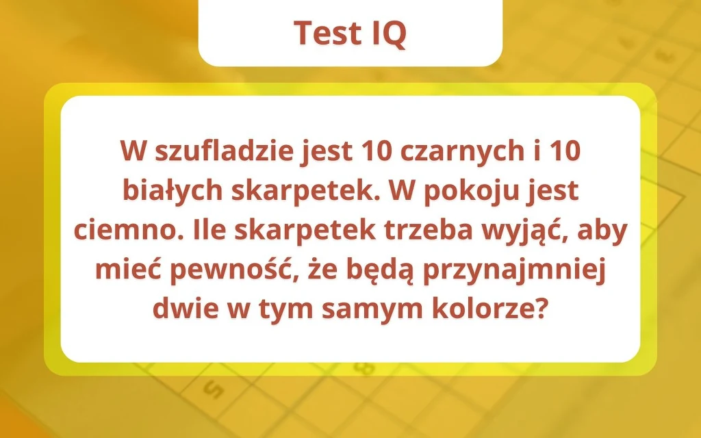 Test na szybkie myślenie. Czy potrafisz analizować lepiej niż inni?
