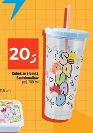 Słoik ze słomką Squishmallow