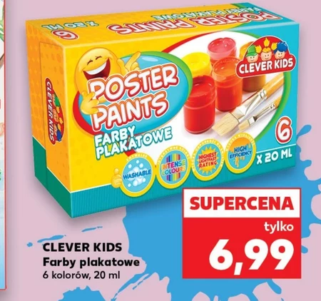 Farby plakatowe Clever Kids