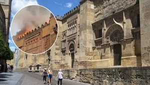 Pożar katedry Mezquita w Kordobie