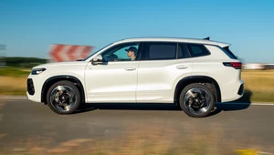Volkswagen Tayron jest o ponad 25 cm dłuższy od Tiguana - różnice w wyglądzie obu modeli najmocniej widać z boku