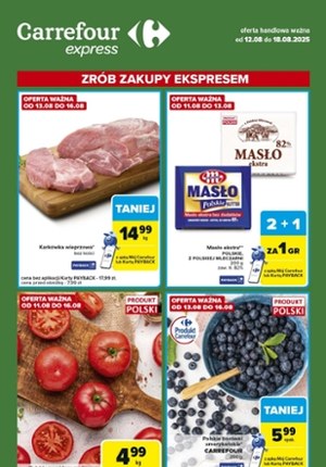 Gazetka promocyjna Carrefour Express, ważna od 12.08.2025 do 18.08.2025.