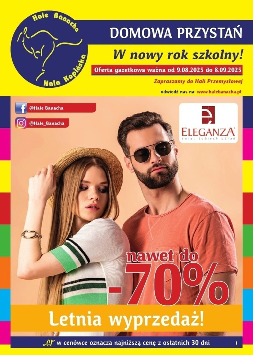 Gazetka promocyjna Hala Banacha - ważna od 09. 08. 2025 do 08. 09. 2025